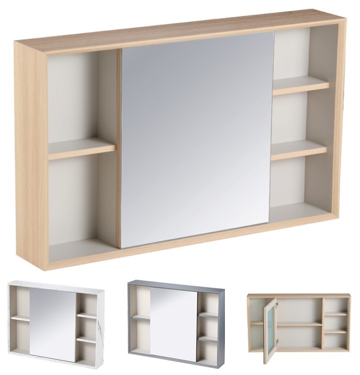 RUBINE PVC Mirror Cabinet RMC-ACO-8060D1S2